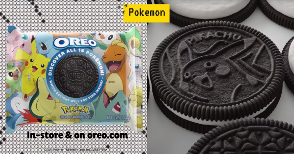 【海外】限定聯名必收服！　「Oreo印上寶可夢」萌到哇哇叫　餅乾像素化竟成「皮卡丘」短動畫！　