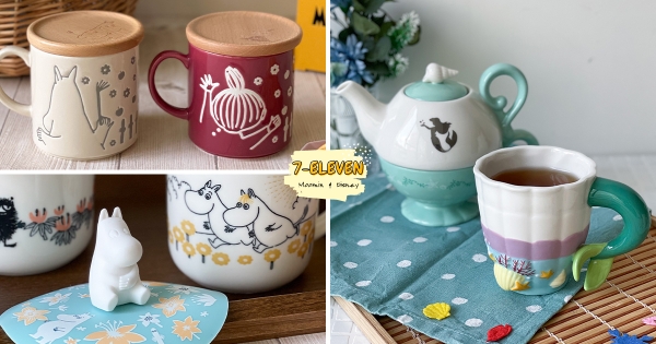 【全台】最萌杯杯！　7-11預購「嚕嚕米馬克杯」質感木紋杯蓋　再收「小美人魚＆小飛俠」心動茶具組♡