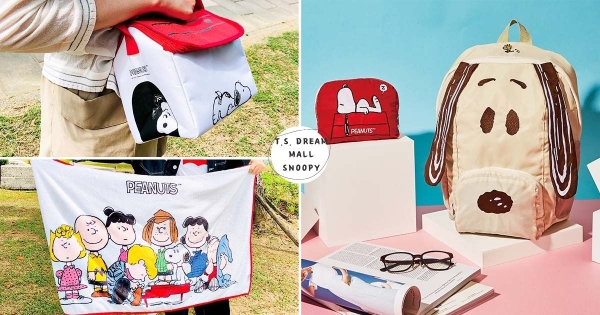【台南】史努比迷快衝！　南紡購物中心「史努比週邊」最萌換購開跑　「療癒大臉摺疊包」實用又萌Q～