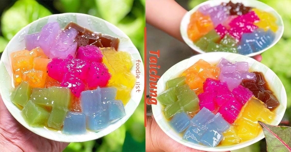 【台中】彩虹變成冰！　老店「郭冰」夏日限定超夯冰品　晶瑩剔透「夢幻粉粿冰」美到飄仙氣！