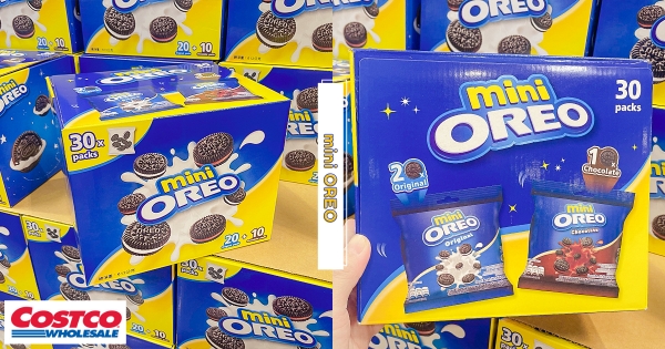 【全台】OREO控吃吃！　好市多「mini OREO分享組」午茶必備款　超便宜「一包不到7元」特價快搶