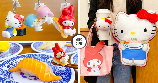 【全台】甜心教主握壽司～　藏壽司「三麗鷗家族聯名」新款扭蛋　Hello Kitty「夾進玉子燒」萌趣開吃