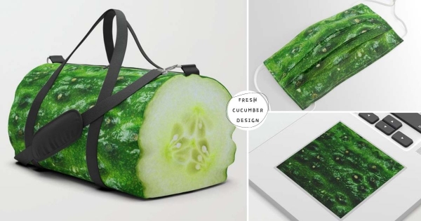【海外】新鮮就像現切！　水潤感滿滿「大黃瓜提袋」超逼真　療癒設計讓網友笑喊：恥度偏高啦！