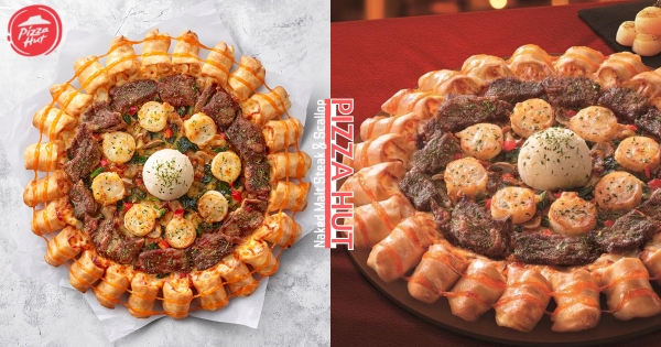 【全台】松露餅皮有夠香！　必勝客「裸鑽雪莉」威士忌入比薩　豪邁海陸雙拼「炙燒干貝＋六盎司牛排」