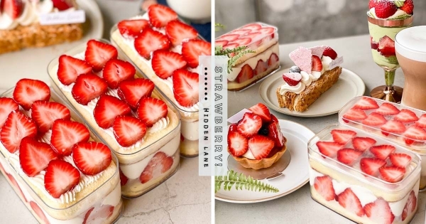 【台中】超浮誇草莓全餐！　窩巷極夢幻「草莓系甜點」莓力滿分　香甜草莓「澎湃鋪滿滿」過分美味！
