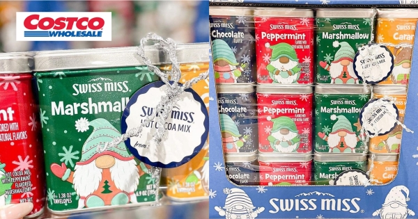 【全台】喝完還能收藏！　Swiss Miss「聖誕可可粉禮盒」超萌登場　四款「小矮人造型」鐵盒陪你拎嘎逼！