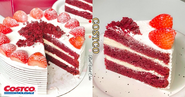 【全台】高CP神物加一！　好市多「8吋紅絲絨蛋糕」年底開趴必備　「超紮實1.5公斤」輕甜草莓香