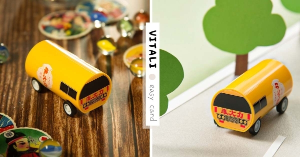 【全台】正港台味車車！　復古懷舊「維大力汽水車」悠遊卡　「易開罐造型」化身最Q小玩具！