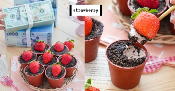 【全台】泥在吃土嗎？　冬季必吃「草莓提拉米蘇」俏皮佯裝盆栽　超霸氣「鈔票岩燒乳酪」嗑完財源滾滾來