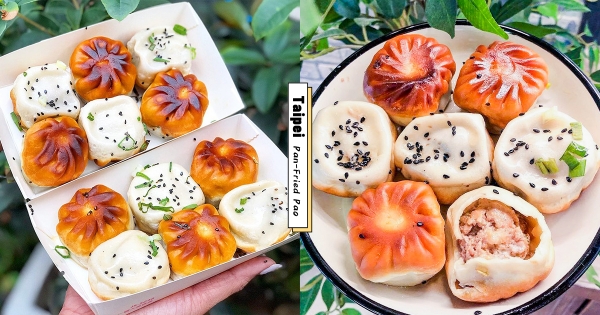 【台北】焦面還以為是月餅！　超人氣「老上海生煎包」顆顆超飽滿　燙口警報「鮮美內餡大噴汁」