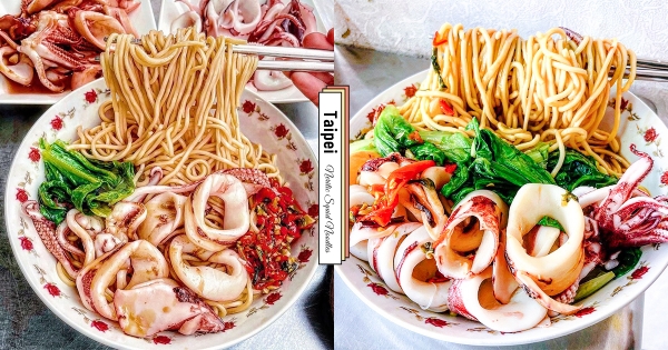 【台北】放料不手軟！　嫩彈滿足系「小卷炒麵」　必加特製辣椒「鹹香帶勁」