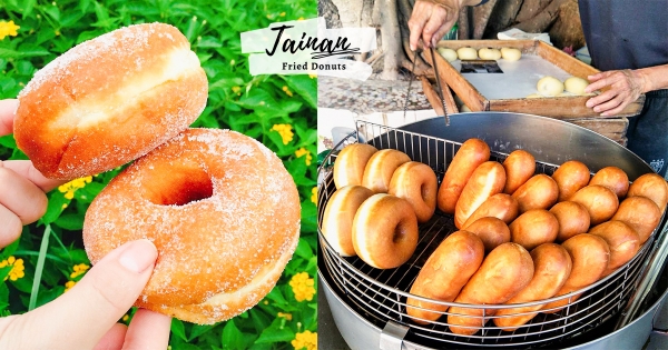 【台南】路過被香到！　古早味「甜園甜甜圈」酥軟太欠吃　最強午茶點心「賣完就收攤」想吃要快
