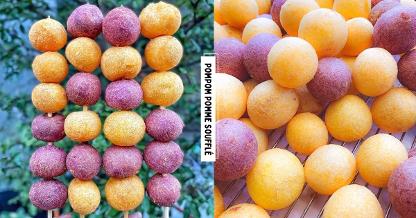 【台南】串串地瓜球超好拍～　美術二館週邊「PomPom地瓜球」　超大顆「紫金王朝」曬照必備款