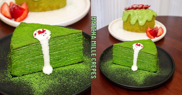 【高雄】這千層好工整！　寫真館駐店「小天甜點」拍完照要吃　療癒吃濃厚抹味「小山園抹茶千層」