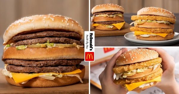 【全台】大麥克還能更大！　麥當勞回歸「無敵大麥克」肉量加倍疊4層　超滿足新品「香鷄版大麥克」同步登場