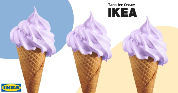 【全台】芋頭控IKEA報到～　季節限定新口味「芋見幸福霜淇淋」　20元爽吃甜甜濃芋香