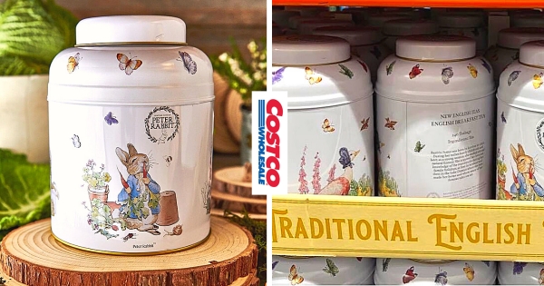 【海外】台灣買得到！　好市多「骨灰罈紅茶」改走療癒路線　聯名「彼得兔」手繪風包裝好可愛！