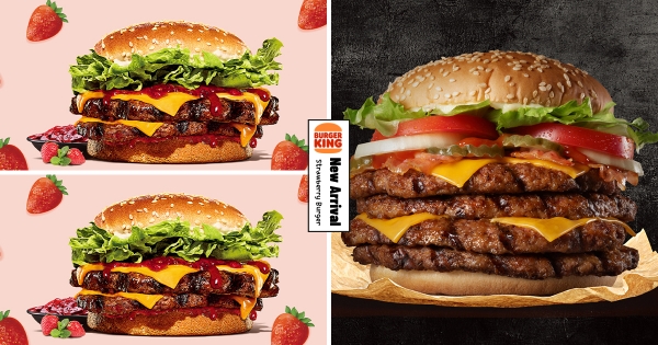 【全台】草莓季最終搞事款！　漢堡王「草莓重磅牛肉堡」　開吃酸甜「雙層火烤牛＋濃香草莓醬」