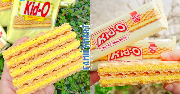 【全台】夾心餡大增厚！　童年夢想成真「升級版Kid-O」　全家開吃「厚甜奶油餡＋鬆脆威化餅」