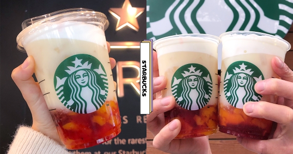 【全台】輕飄飄新品♡　星巴克「雲朵草莓芒果」風味烏龍茶　「柔滑雲朵泡沫＋甜甜莓醬果香」組合太完美