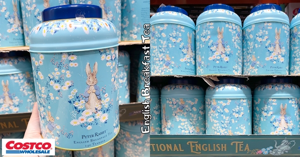【全台】終於不像骨灰罈！　好市多「英式早餐茶」包裝又更新　第二彈「彼得兔聯名」美感大升級