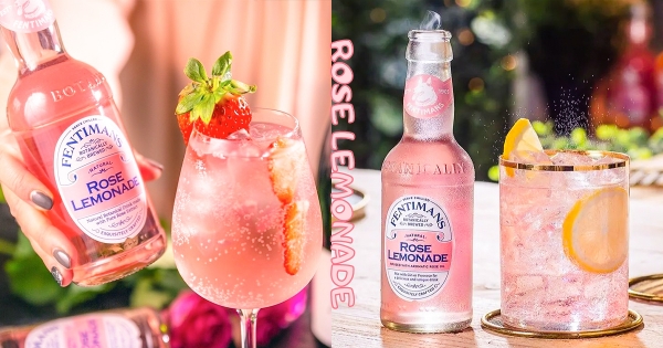 【全台】是仙女的飲料！　粉嫩嫩少女風「玫瑰檸檬汽水」　喝出名媛感「呼氣都是玫瑰香」