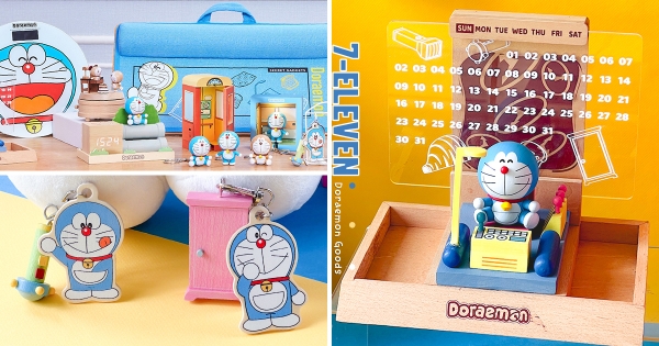 【全台】又有可愛機器貓♡　7-11夢幻登場「哆啦A夢集點」　耍萌款「木紋質感」滿分欠收～