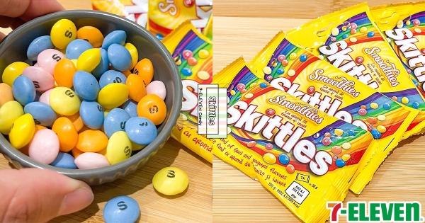 【全台】糖果控上班帶一包！　Skittles新口味「5種果昔甜香」　繽紛感「Cute馬卡龍色系」越吃越療癒♡