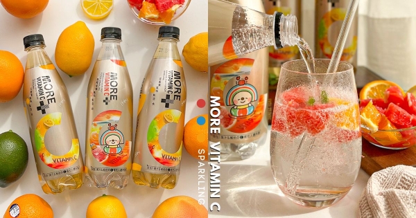 【全台】喝這個透心涼！　MORE+維他命氣泡水「香橙葡柚風味」全新登場　「雙重酸甜果味」清爽質感系飲品！
