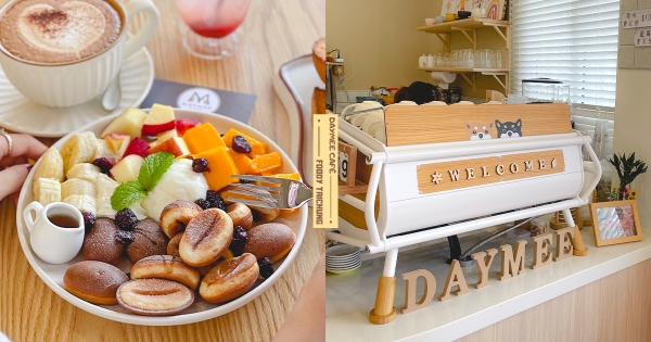 【台中】新開店就欠吃！　巨可愛「咖啡豆鬆餅」療癒擺滿盤　吉祥物阿柴「溫暖木質地」超欠拍