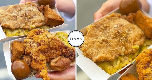 【台南】怪不得大家排著吃！　人氣名店「蒜頭飯」蒜味飄香　超浮誇雞腿、排骨竟然不到百元！