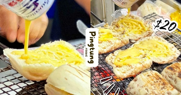 【屏東】越烤越酥脆！　老字號早餐宵夜店「佳吉碳烤饅頭」人氣超夯　「饅頭碳香+煉乳微甜」太療癒