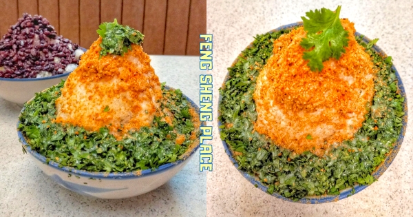 【台中】香菜護城河！　最狂台菜餐廳推「香菜花生煉乳冰」　滿滿「香菜+花生碎」香菜控會尬意！