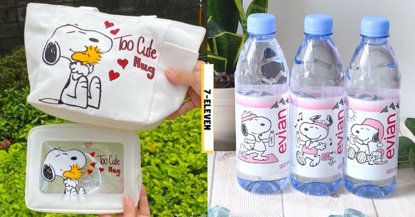 【全台】史努比跑到小七！　7-11「SNOOPY托特包」還有化妝包好萌　愛心置物櫃實用又療癒必收