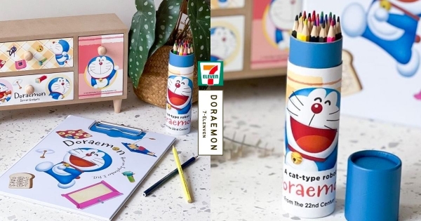 【全台】童年回憶來了！　7-11推「哆啦A夢」超萌周邊　「桌上收納櫃、手寫板、色鉛筆」實用又好收！