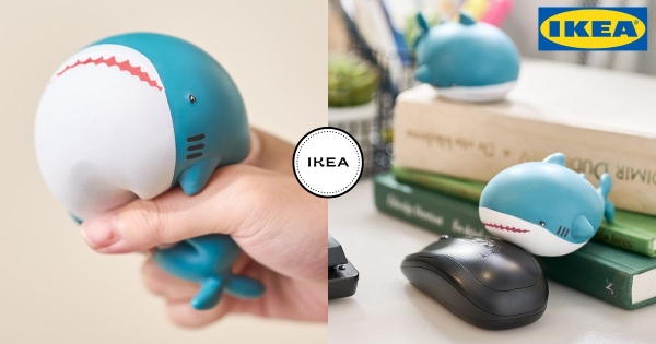 【全台】只送不賣！　IKEA推出超解壓「鯊鯊球」放掌心任揉捏　還有甜甜「豆鯊包」一起賣萌登場！