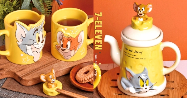 【全台】這套太療癒！　7-11推「湯姆貓與傑利鼠造型餐具」　歡喜冤家變對杯萌到沒朋友～