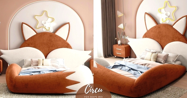 【海外】狐狸擁你入眠！　超可愛「狐狸造型床」睡在懷抱裡　毛茸茸大尾巴太療癒！