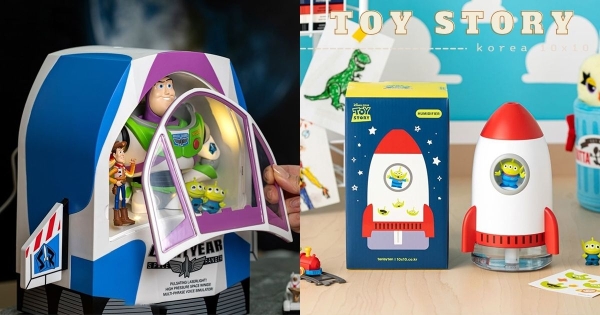 【韓國】一起飛向宇宙！　巨萌無比「玩具總動員加濕器」　「巴斯、三眼怪」搭上太空船療癒登場！