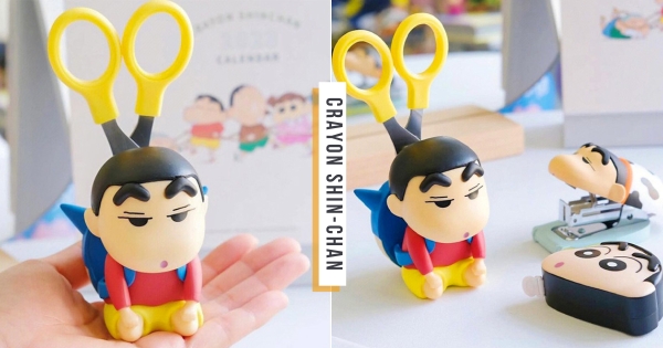 【全台】小新上桌耍可愛！　 「蠟筆小新剪刀俠」出沒辦公室角落　 「釘書機、捲尺」實用又療癒超欠收♡