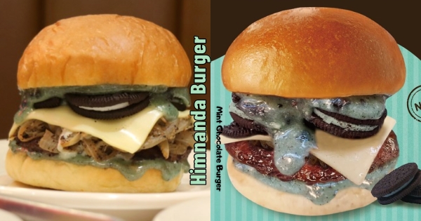 【韓國】這漢堡你敢吃？　韓國推超狂「薄荷巧克力OREO漢堡」　滿滿「薄荷巧克力醬」吃了會透心涼