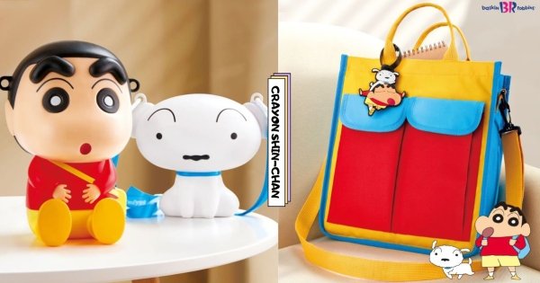 【韓國】哎呀要手滑了！　31冰淇淋攜手蠟筆小新「拼色托特包」　神還原「小新、小白存錢筒」還能揹出門！