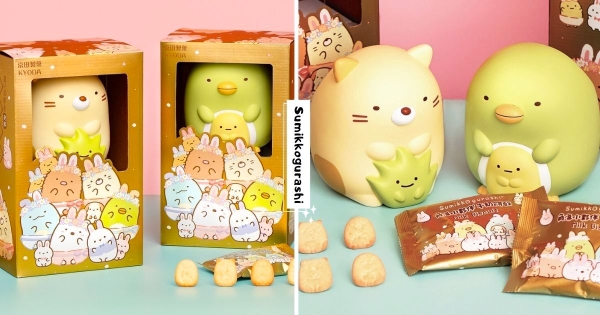 【全台】有點太可愛了吧！　兔年限定版「角落小夥伴造型桶禮盒」　「貓咪、企鵝造型桶」裝牛奶餅乾必吃