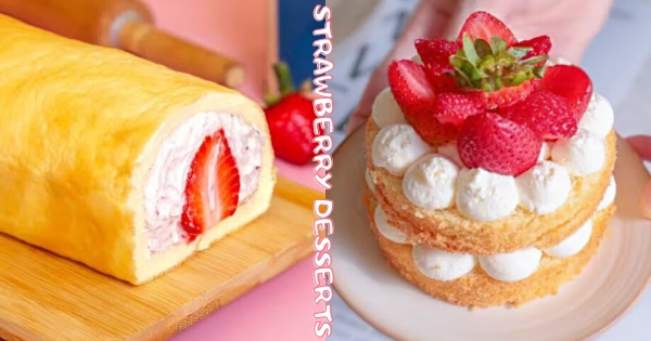 【全台】草莓+鮮奶油居然不會肥！　草莓季低糖「雪莓伯爵蛋糕、生乳捲」夢幻登場　滿滿草莓沒負擔