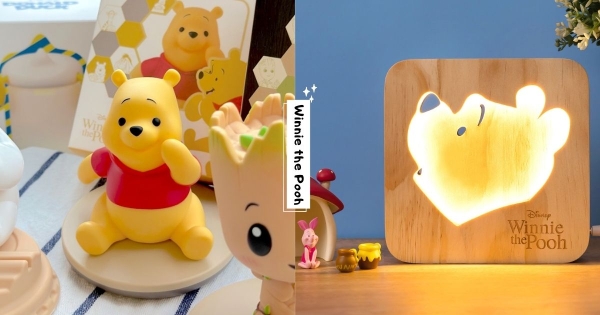 【全台】維尼揮手手賣萌！　小熊維尼「造型拍拍燈」免運登場　還有「質感實木燈」可愛又療癒！