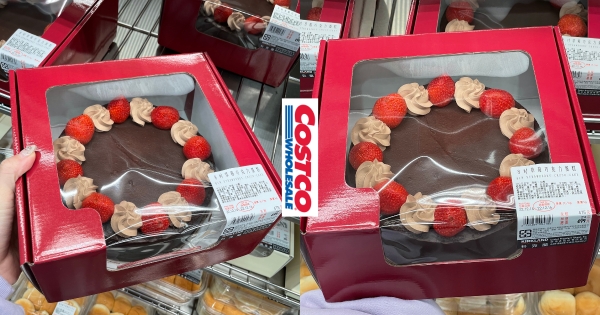 【全台】八吋不用500元！　好市多推「草莓巧克力蛋糕」　「比利時黑巧克力尬大顆草莓」濃郁口感超欠吃！