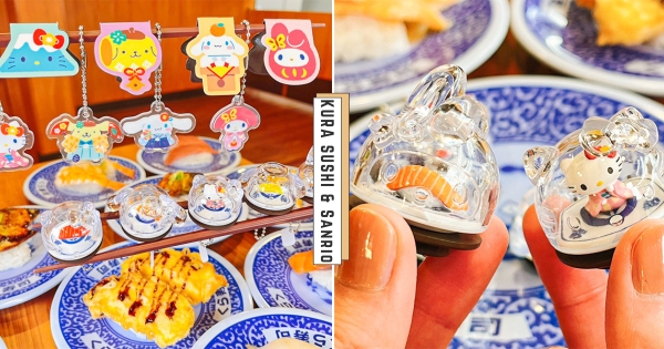 【全台】甜心教主陪你吃壽司！　 藏壽司「三麗鷗家族」新扭蛋　 超稀有Hello Kitty等你來扭♡