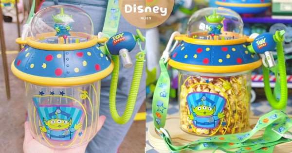 【海外】時尚小廢物！　迪士尼樂園推可愛「三眼怪爆米花桶」藏玄機　拿起玩具槍「能biubiu」對抗外星人