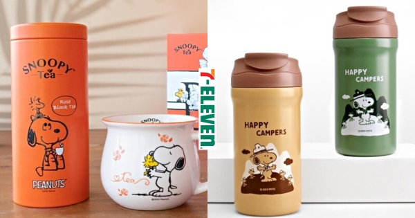 【全台】SNOOPY提醒你多喝水！　7-11「史努比不鏽鋼真空雙飲杯」開始預購　加碼「史努比茶包禮盒」鐵粉必收
