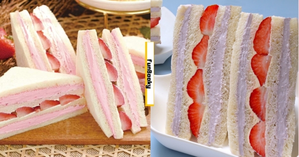 【全台】芋泥跟草莓結婚！　超夢幻「大湖草莓芋泥三明治」3層次享受　不手軟「北海道鮮奶油」加好加滿！